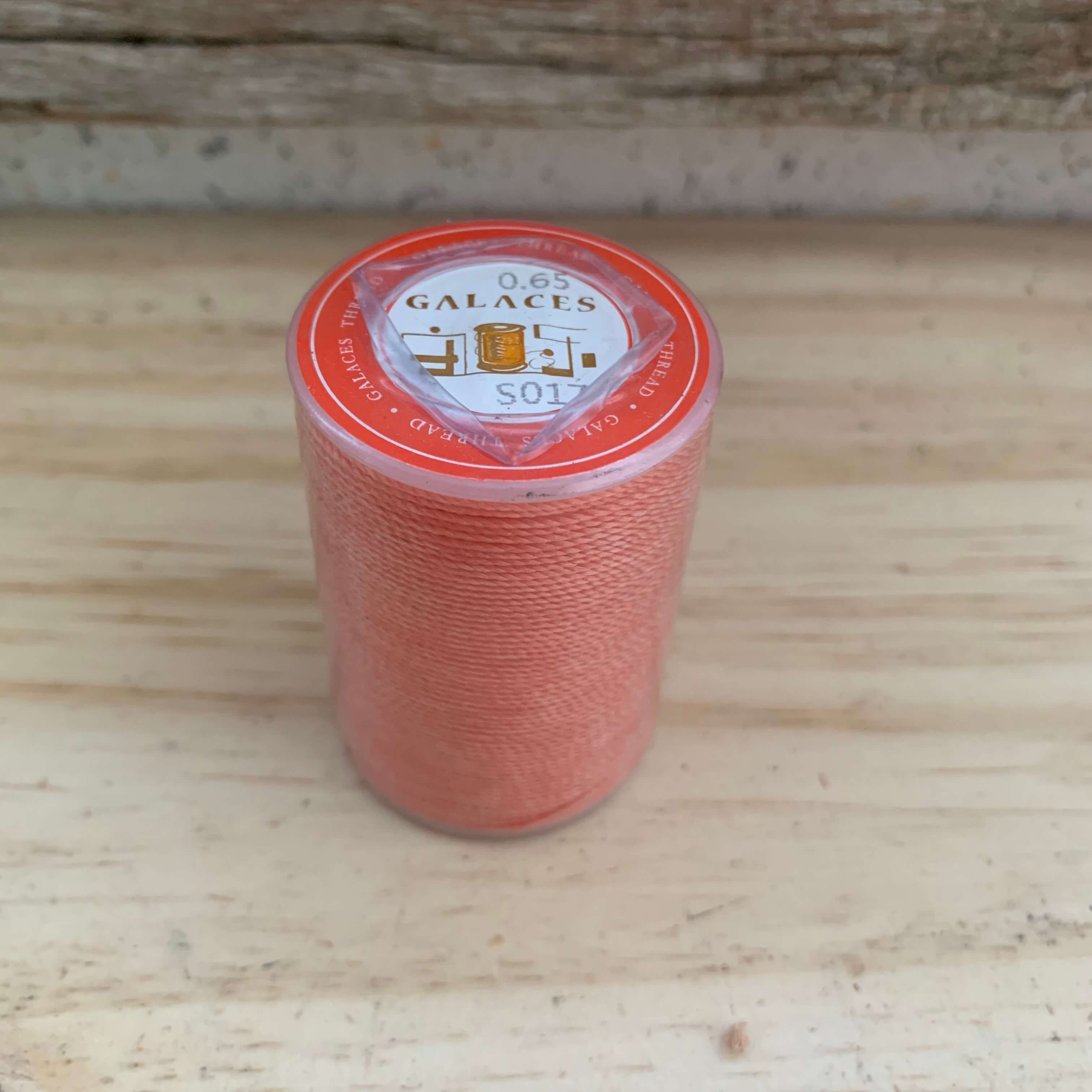 Fil polyester tressé 0.65 mm orange