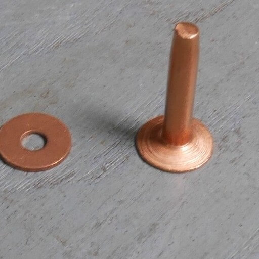 Rivets à mater en cuivre 19 mm T25, marque Osborne