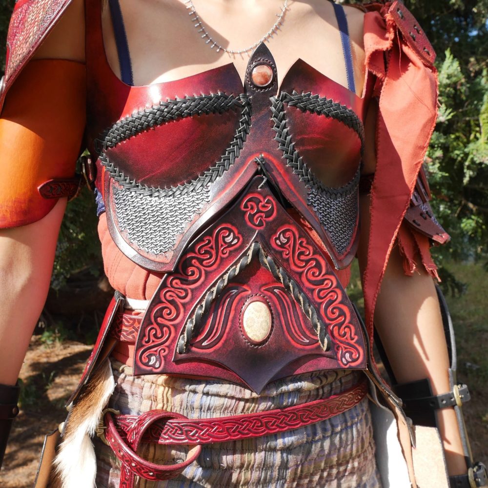 Armure fantastique pour femme