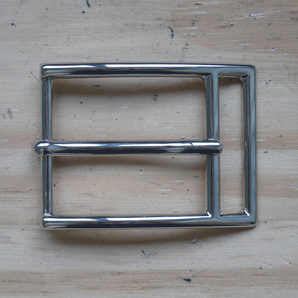 Boucle rectangle nickel