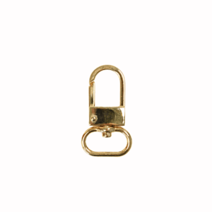 Mousqueton doré forme cadenas 20 mm