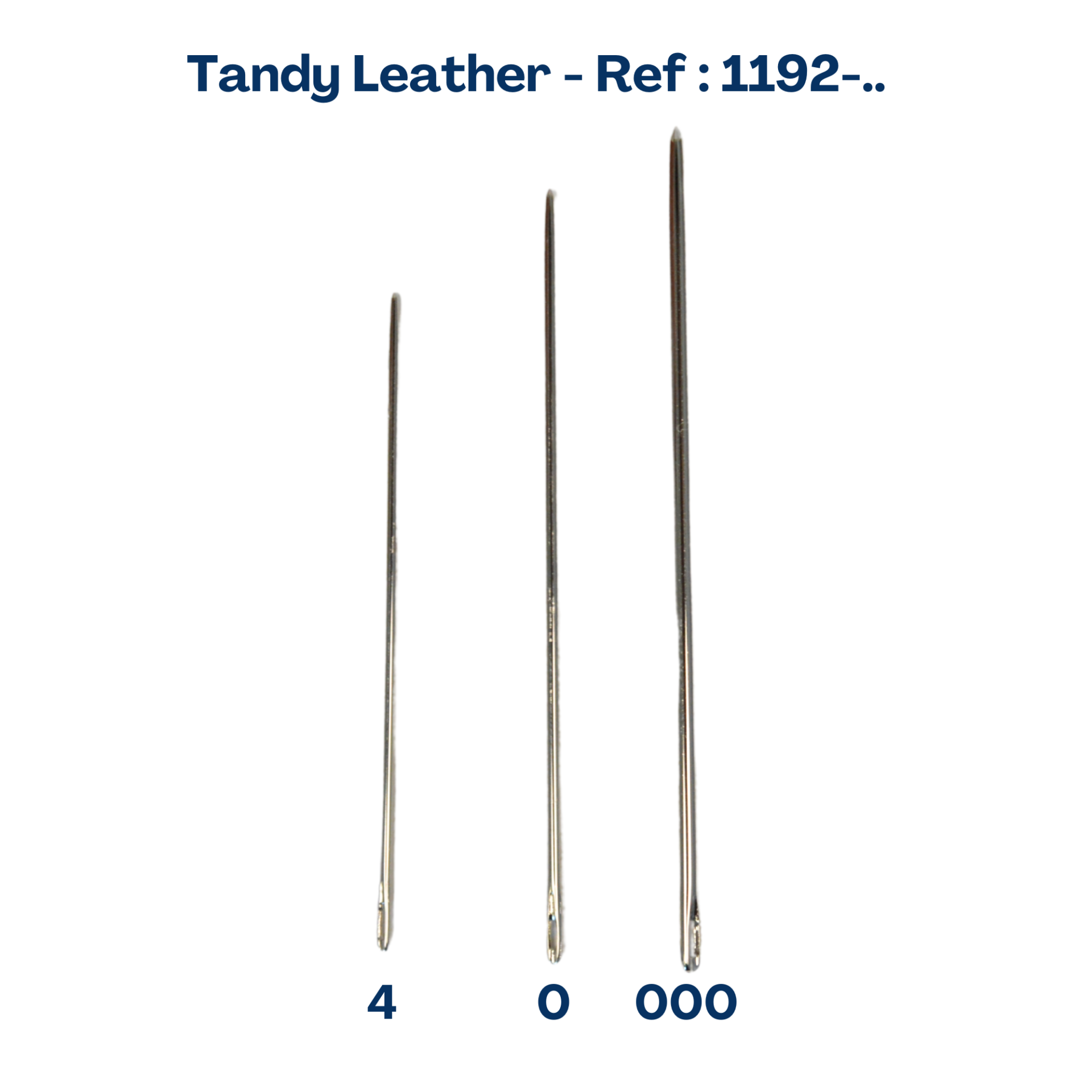 Aiguille aux pinces à bout rond - Tandy Leather - 1192 – Image 2