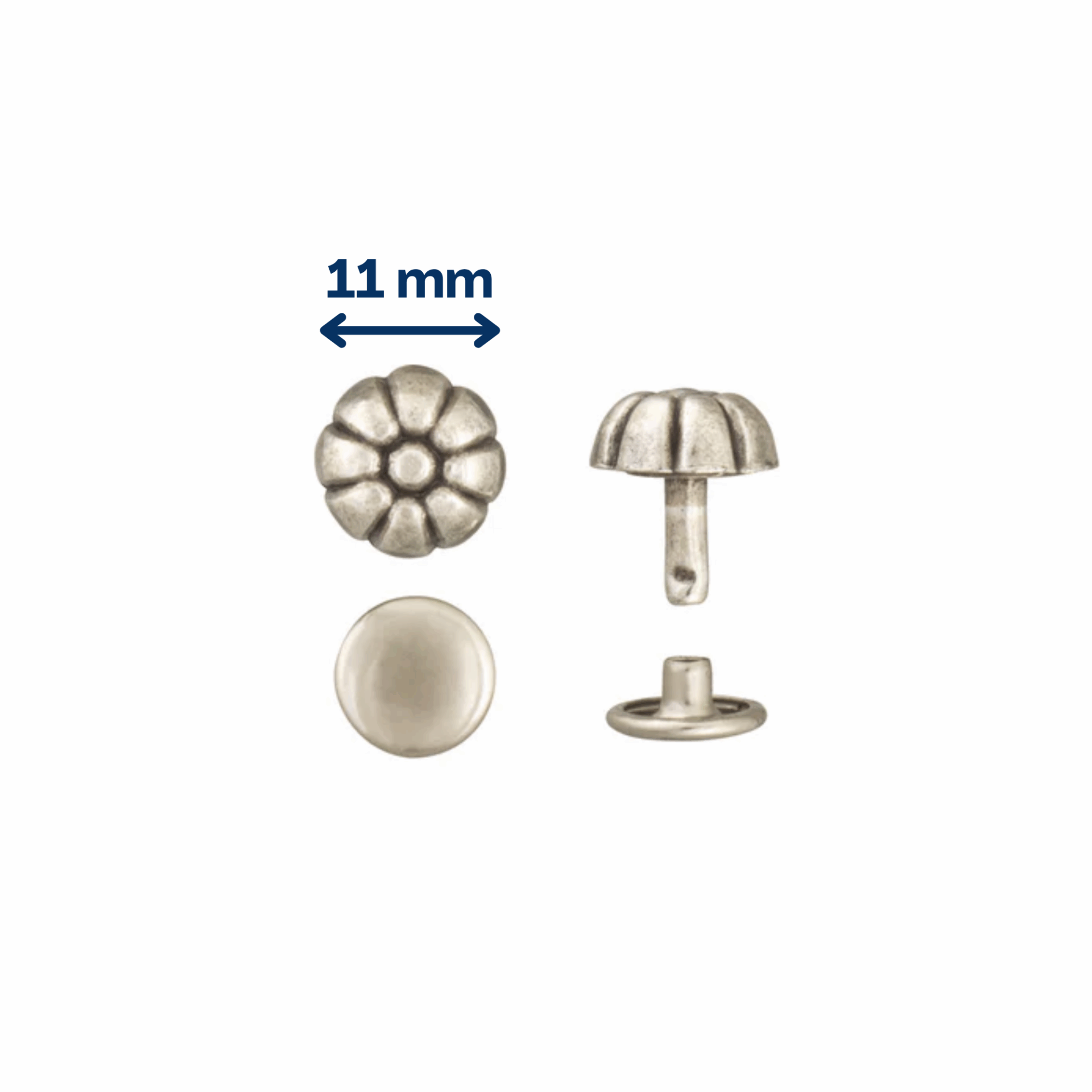 Rivets parachutes 11 mm