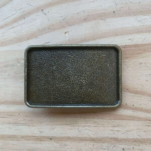 Boucle rectangle laiton vieilli 40 mm vierge