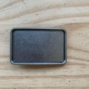 Boucle rectangle Vieil argent  40 mm vierge