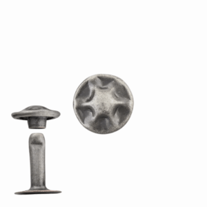 Grands rivets vintages pour cuir antique nickel- Tandy Leather