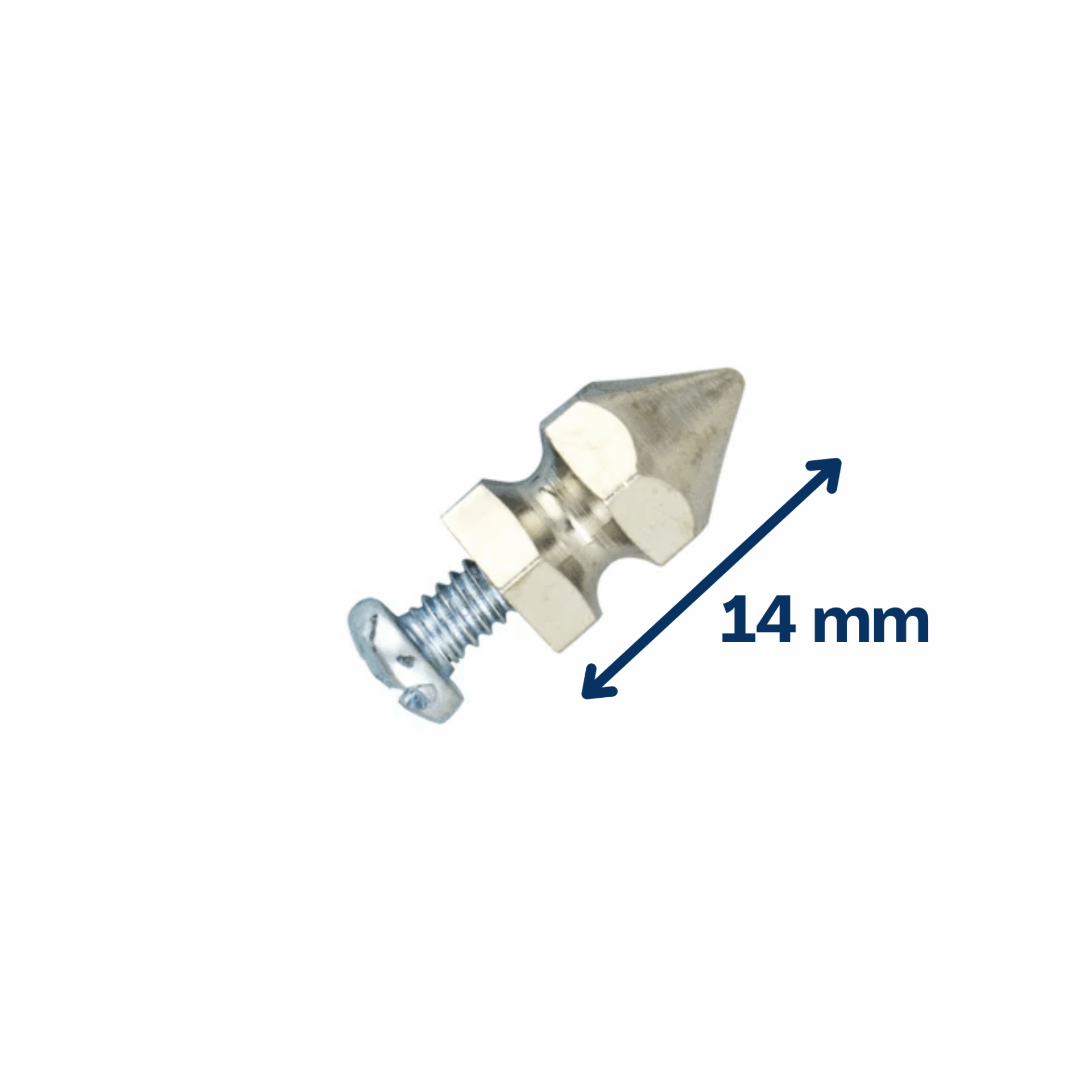 Rivet “pointe” nickel (moyen)