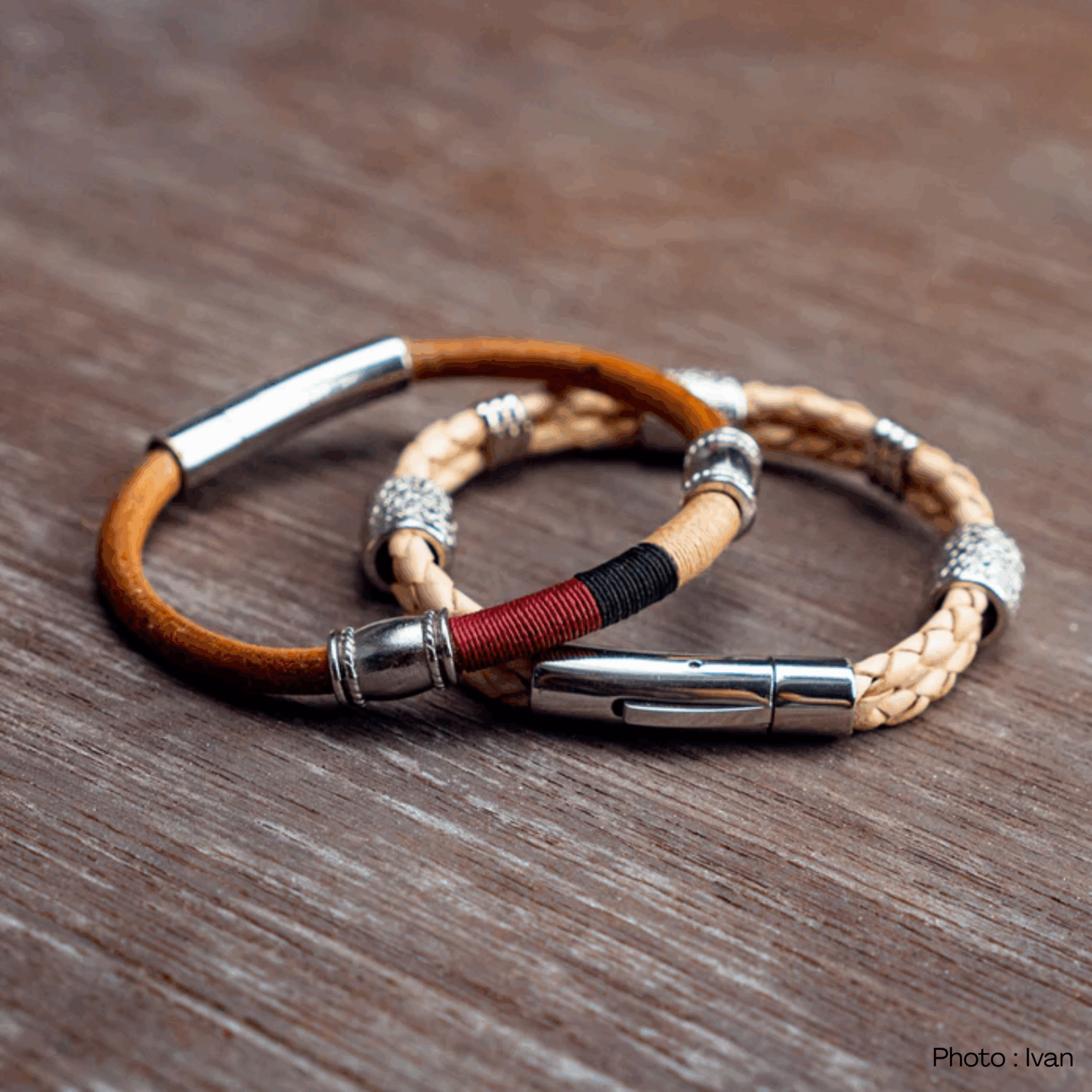 Fermoir bracelet acier inoxydable - 5 mm – Image 3