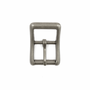 Boucle à rouleau et passant – Vieil argent – 25 mm – 1560-09