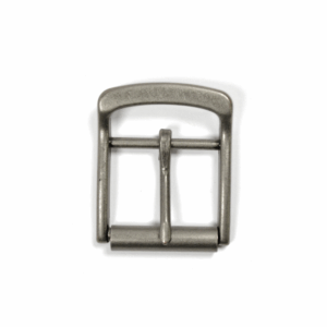 Boucle à rouleau et passant – “Dunham” – Vieil argent – 39 mm – 1644-21