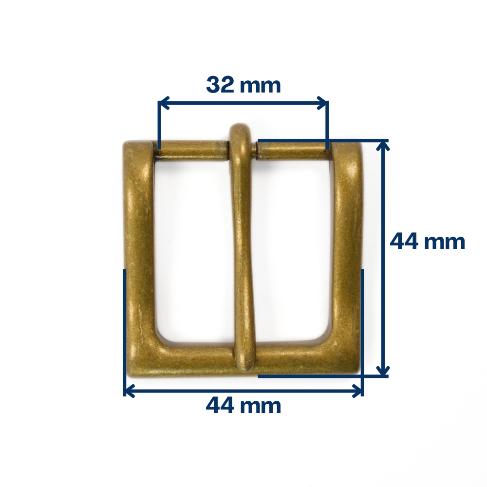 Boucle bandera - Vieux laiton - 32 mm - 1651-02 – Image 3