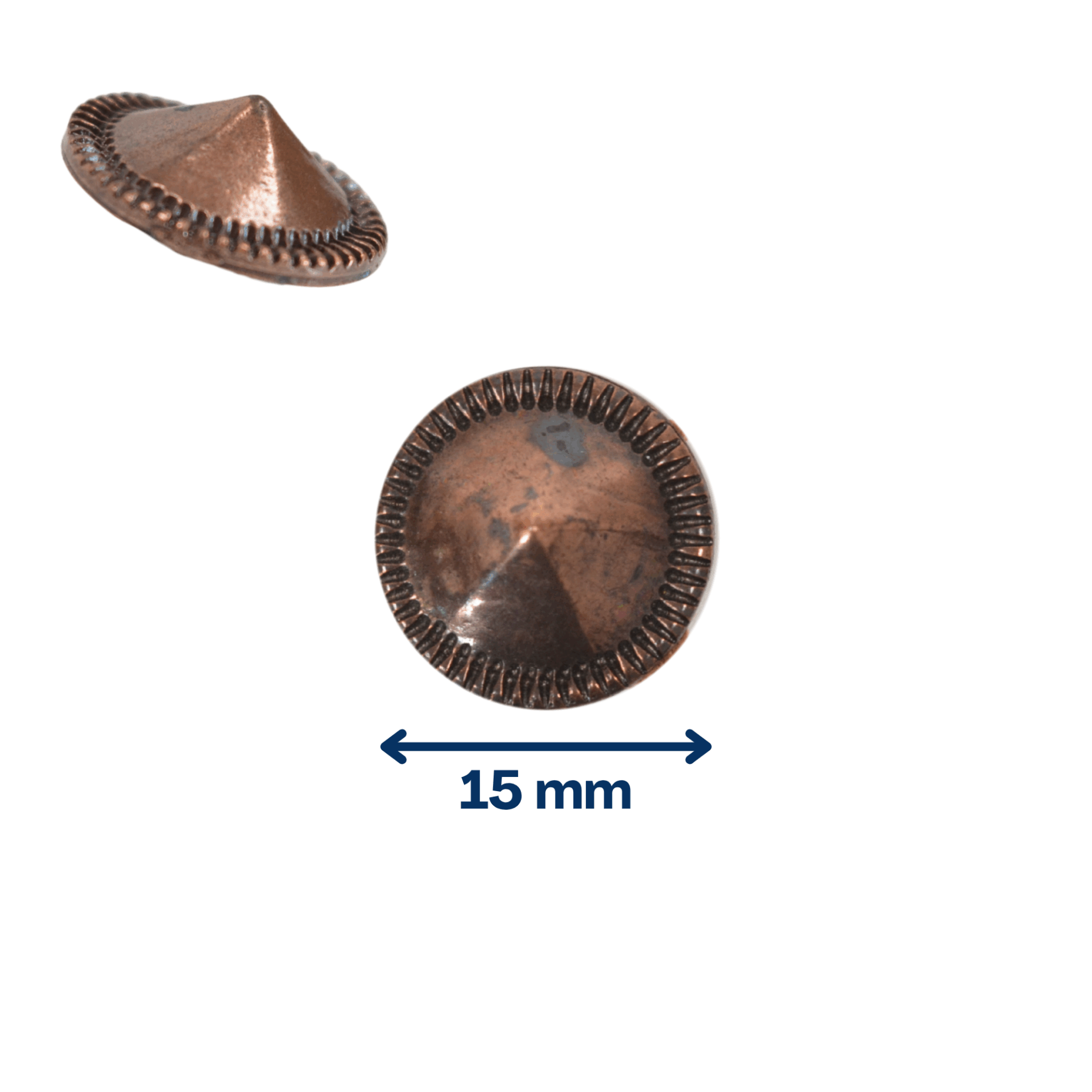 Cône vieux cuivre 15 mm