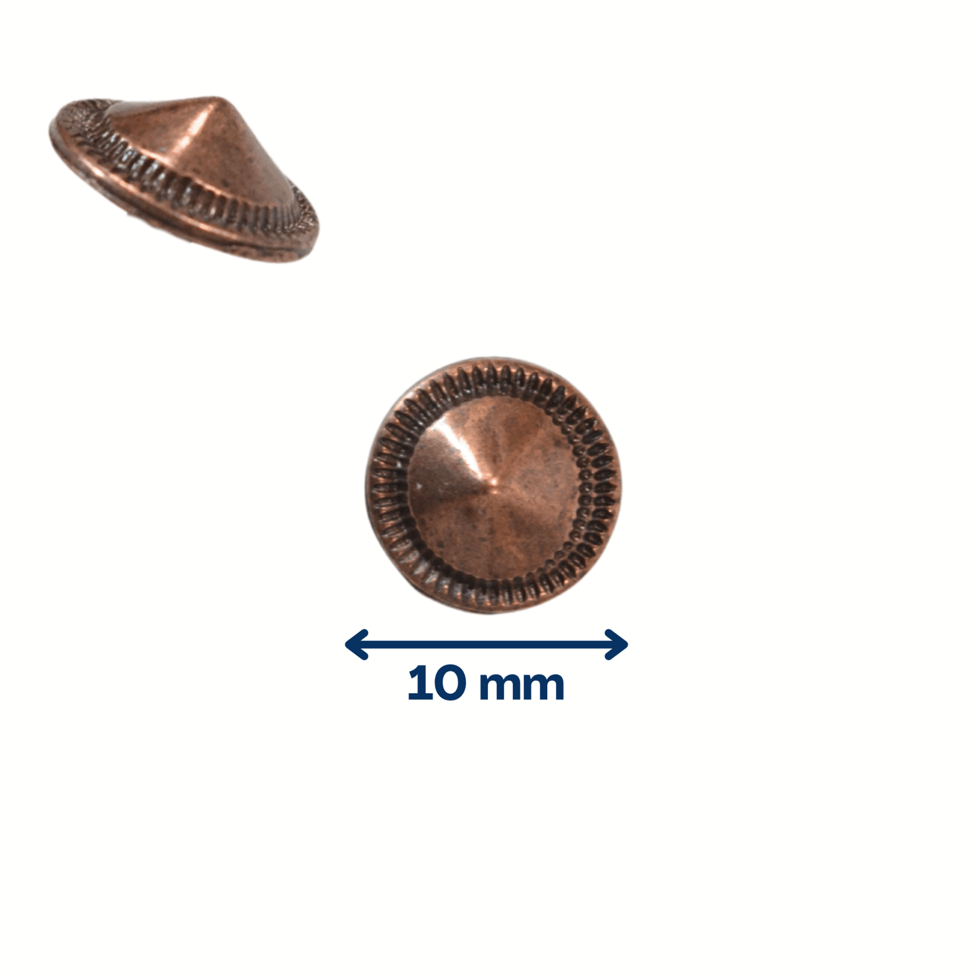 Cône vieux cuivre 10 mm