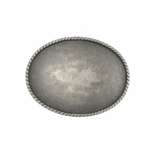 Boucle plaque vierge – Vieil Argent – 40 mm – 1764-00