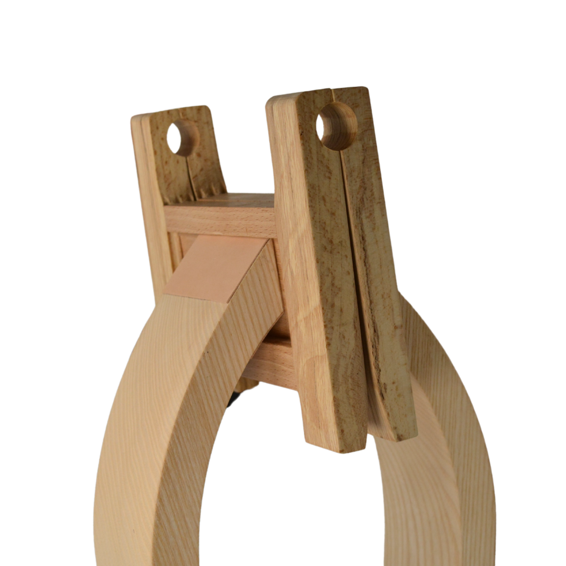 Pince cousu rond placé dans la pince sellier