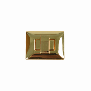 Fermoir pivotant rectangle laiton