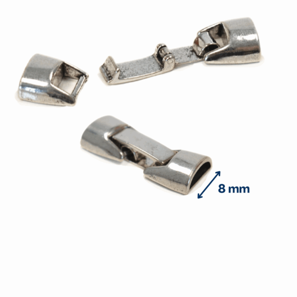 Fermoir "homard" pliable nickel – Image 2