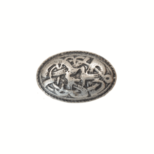 Oval de Midgard argent vieilli