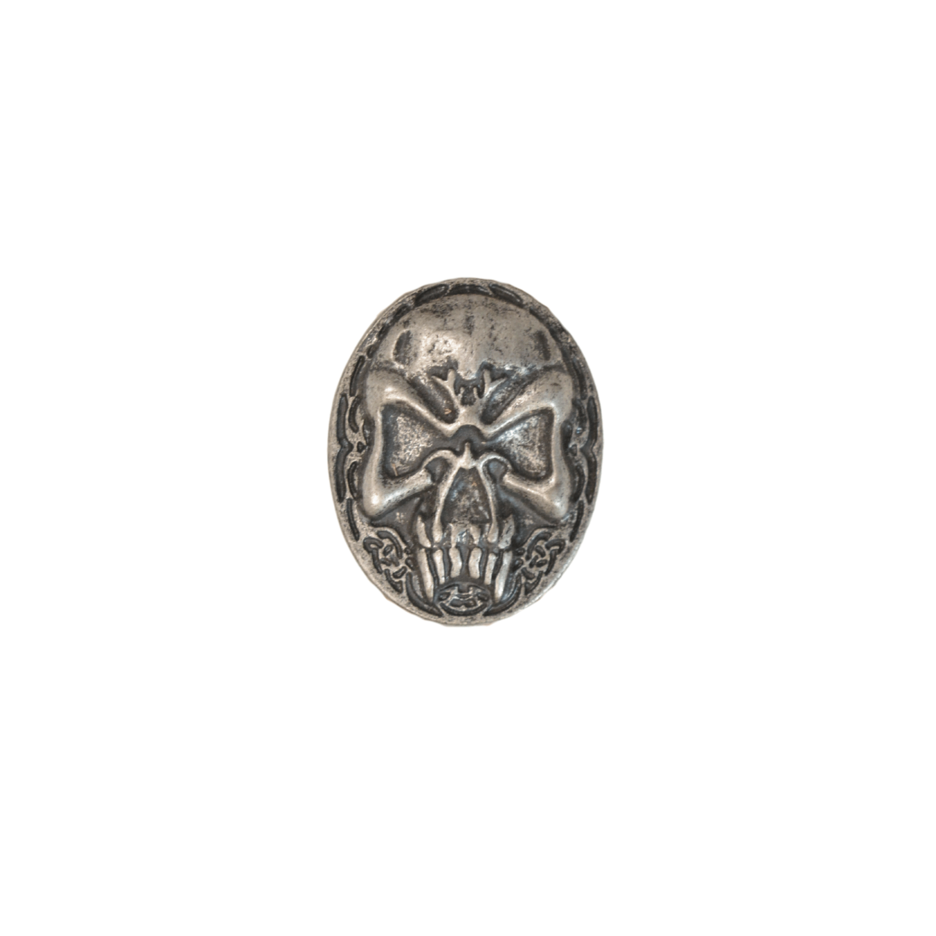 Concho – Crâne Nordique – Vieil argent