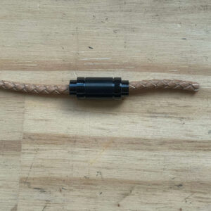 Fermoir magnétique en acier inoxydable noir