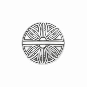 Concho bouclier plume 32 mm