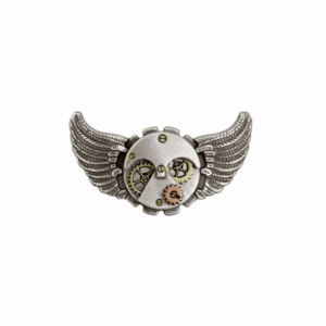 Concho steampunk engrenages + ailes