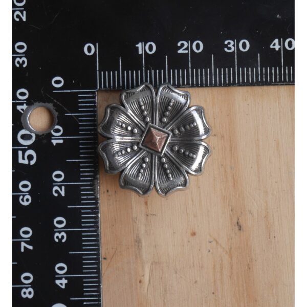 Concho fleur de skylar 25 mm – Image 2