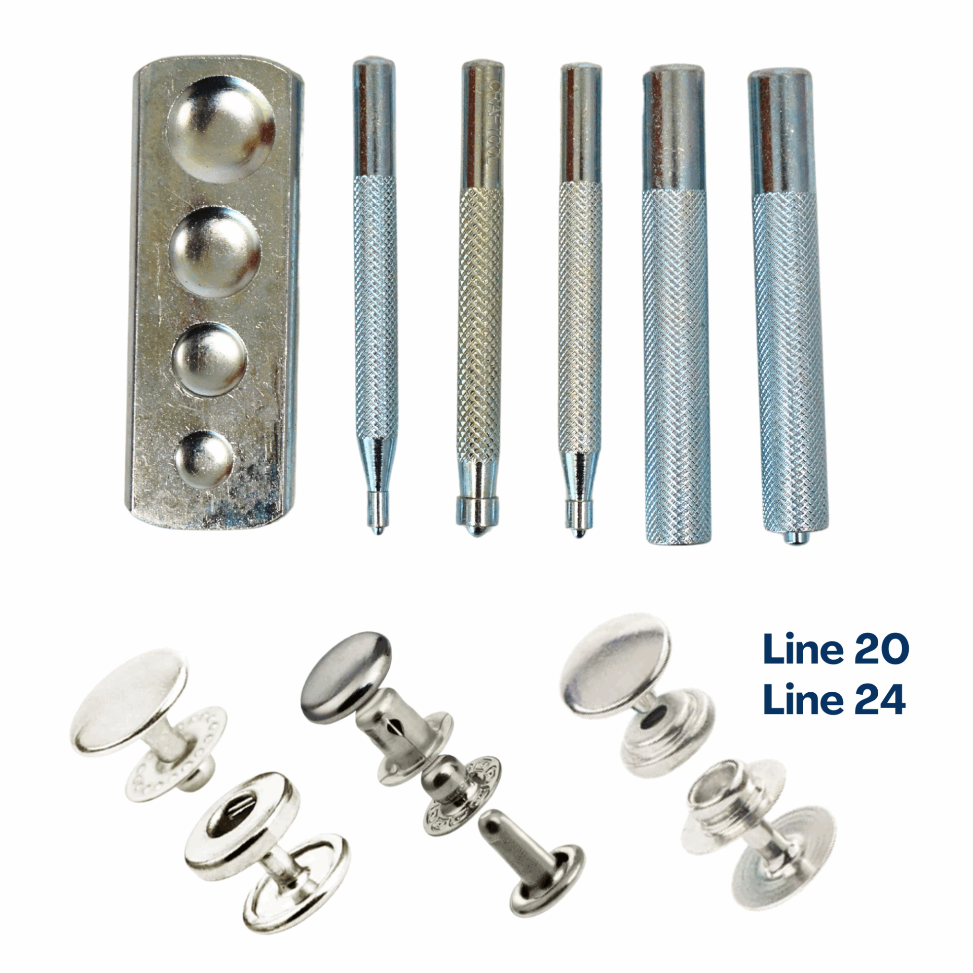 Jeux de pose pour pressions Tandy Leather – Image 2