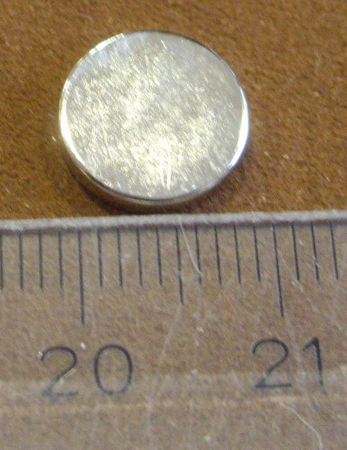 Aimants ronds - maroquinerie D10-02 en néodyme – Image 2