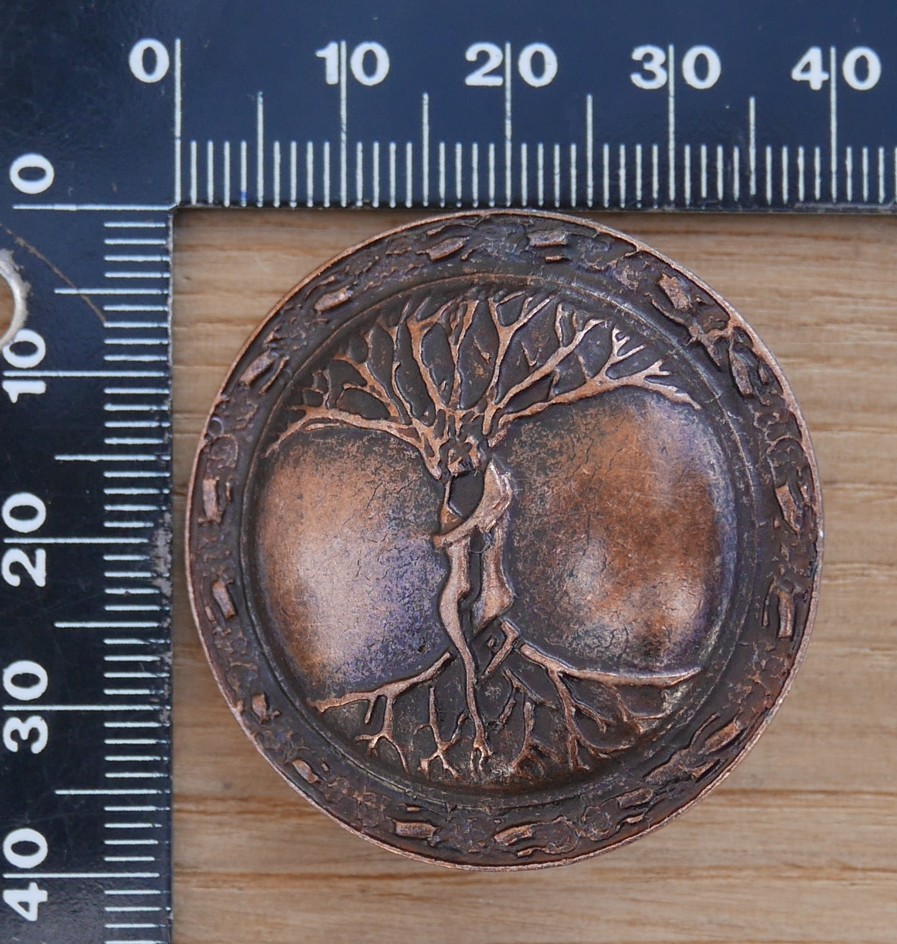 Arbre celtic cuivre 38 mm – Image 3
