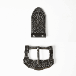 Boucle et bout de ceinture viking Gokstad – Vieil-argent