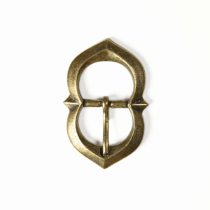 Grande boucle médiévale double cœur 17 mm