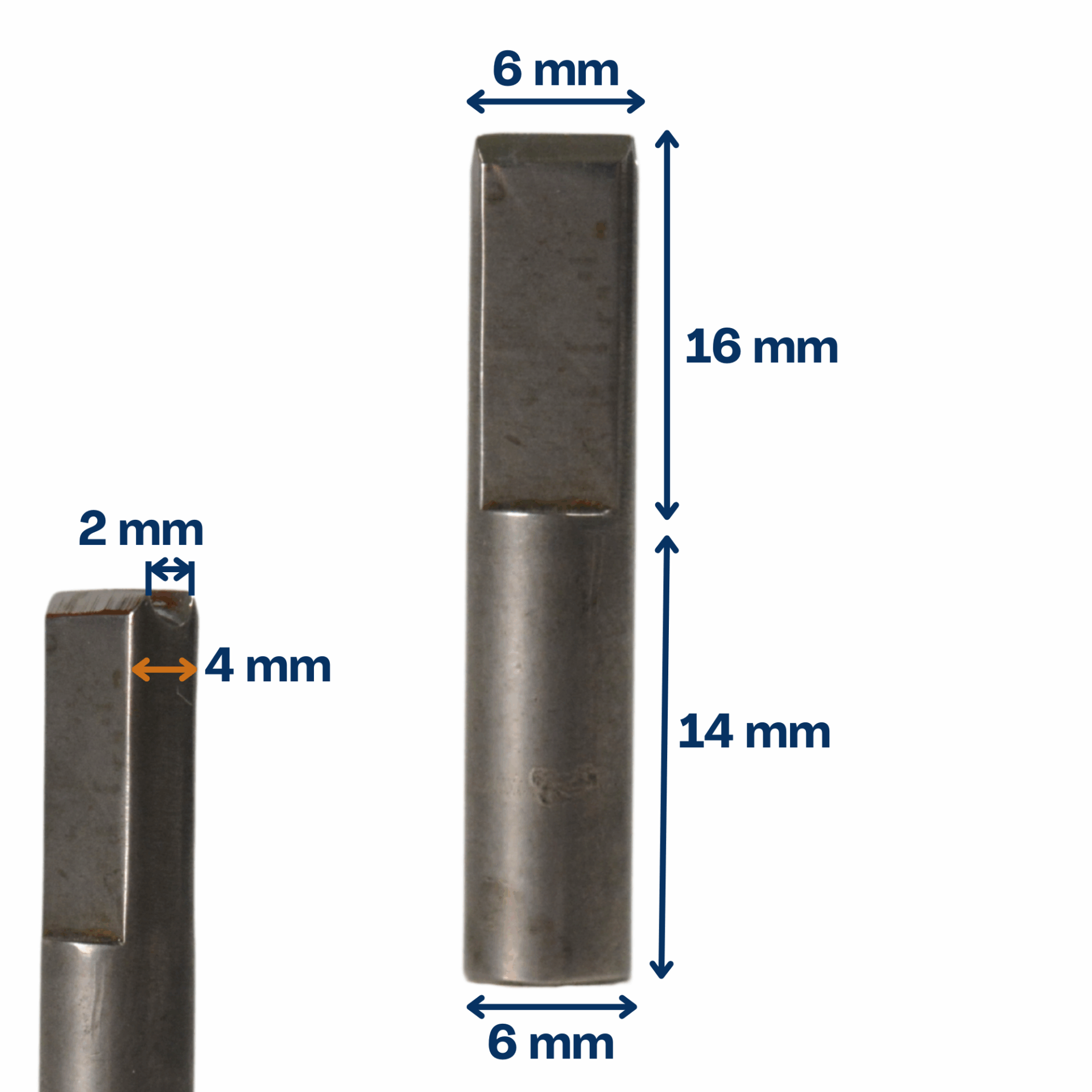 Lame double "beader blade" 3/32" - Barry King Tools – Image 2