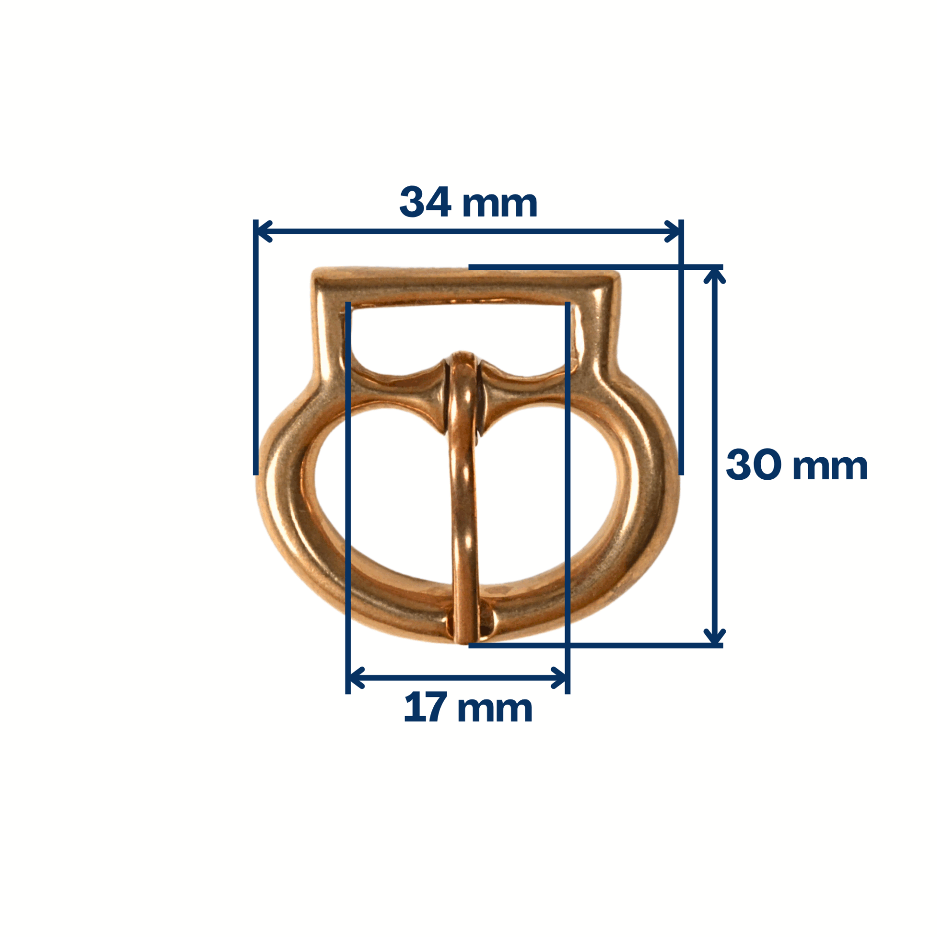 Boucle médiévale bronze XIV/XV – Image 3
