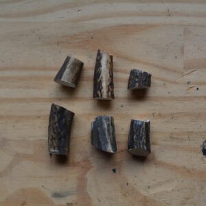 Lot de morceau de bois de cerf
