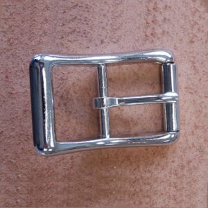 Boucle à rouleau pour sangle de 25 mm finition nickel