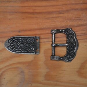 Boucle et bout de ceinture viking Gokstad – Vieil-argent
