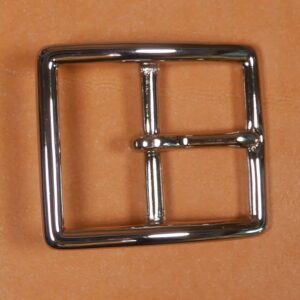Boucle laiton massif finition nickel 35 mm BP37