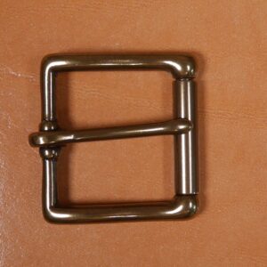 Boucle laiton massif finition vieux laiton 35 mm MB0918