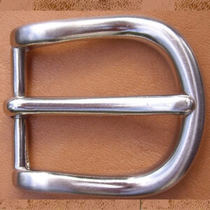 Boucle pour sangle de 25mm finition nickel satiné