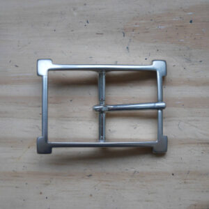 Boucle rectangle nickel 35 mm