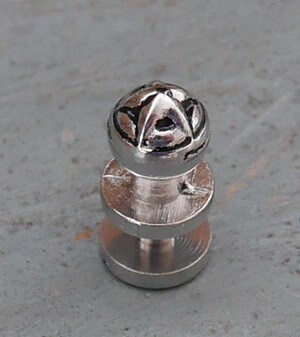 Bouton de col décoratif étoile Tandy Leather – Image 4