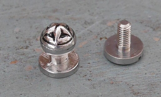 Bouton de col décoratif étoile Tandy Leather – Image 3