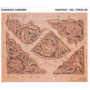 Calque pour le transfert de motifs – angles de style Sheridan