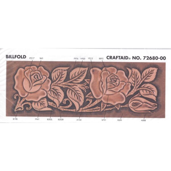 Calque pour le transfert de motifs - roses