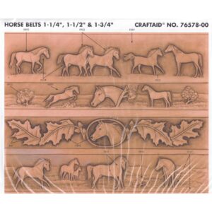 Calque pour le transfert de motifs – Chevaux
