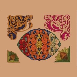 Calque pour le transfert de motifs – Motifs Victoriens