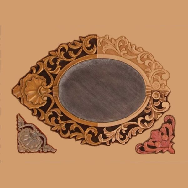 Calque pour le transfert de motifs - bordure florale