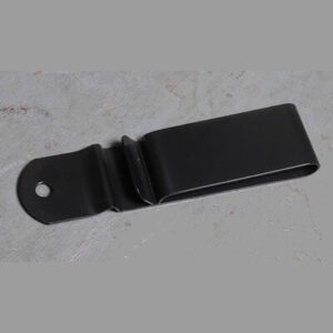 Clip de ceinture long noir