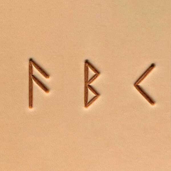 Matoir "3D" alphabet runique